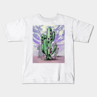 Building cactus in the city Kids T-Shirt